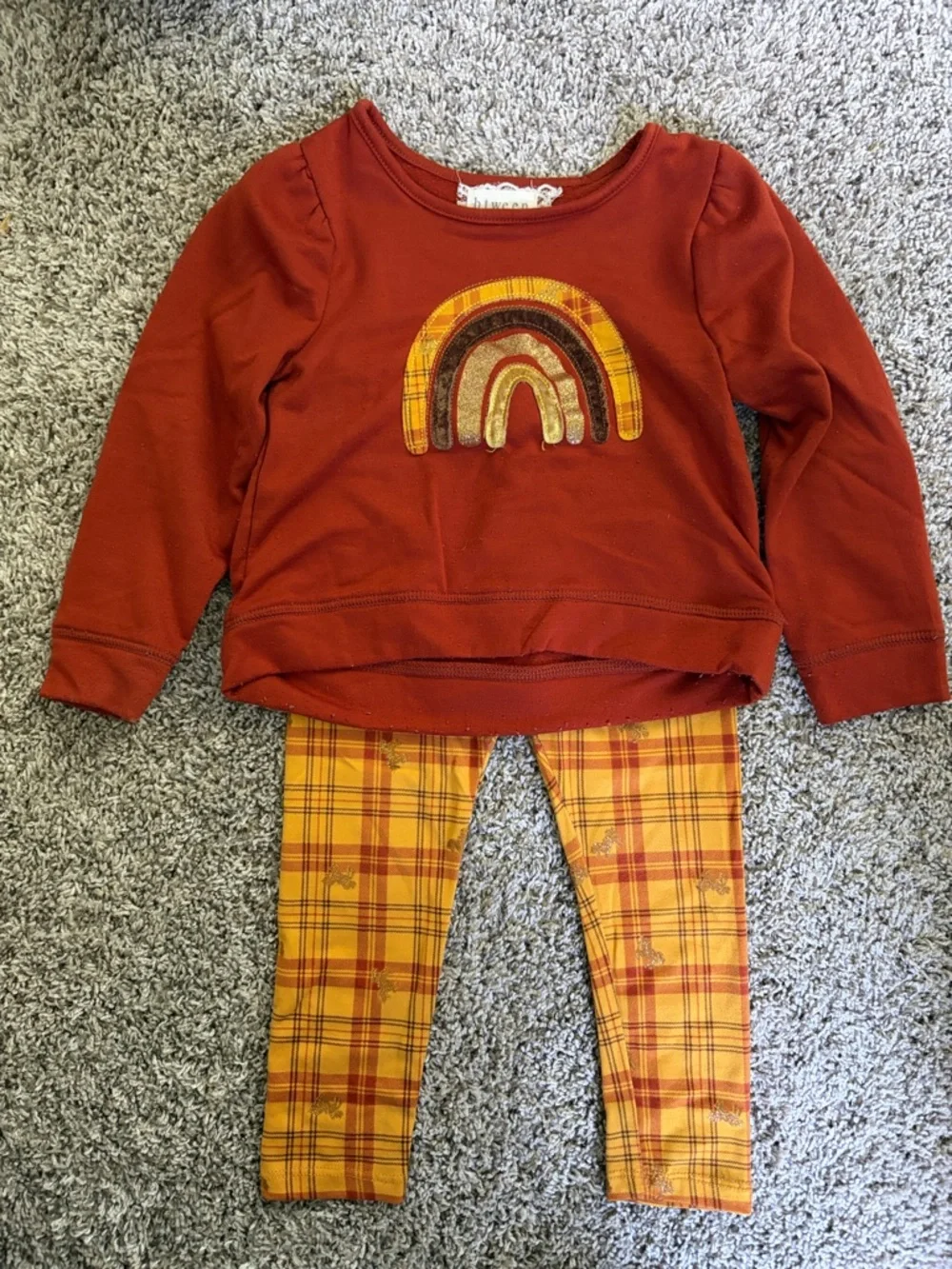 4T Pumpkin Outfit - Picture 1 of 2